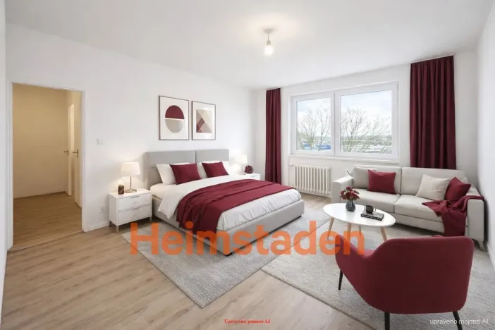 Pronájem bytu 1+1, Ostrava - Poruba, Francouzská, 36 m2