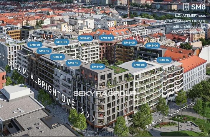 Prodej bytu 3+kk, Praha, Šiklové, 76 m2