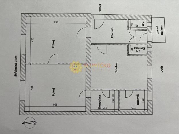 Pronájem bytu 3+kk, Hradec Králové, Střelecká, 91 m2
