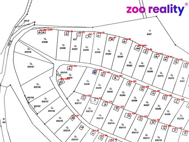 Prodej zahrady, Údlice, 509 m2