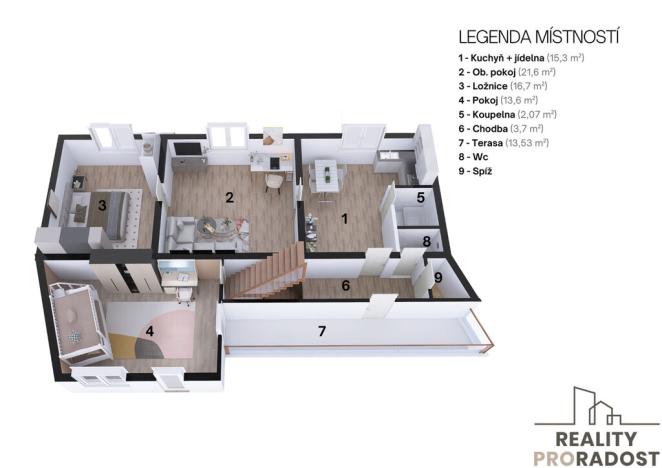 Prodej rodinného domu, Vyškov - Hamiltony, Slovanská, 140 m2