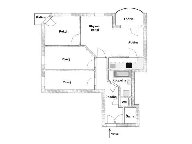 Prodej bytu 4+1, Pardubice - Zelené Předměstí, Sokolovská, 113 m2