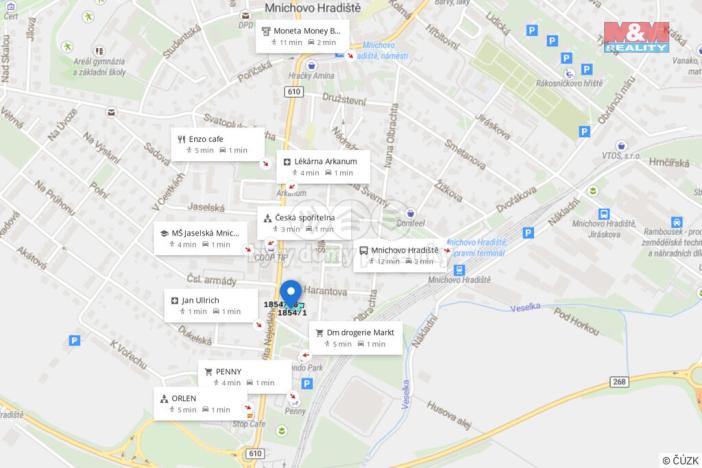 Prodej pozemku pro bydlení, Mnichovo Hradiště, Víta Nejedlého, 616 m2