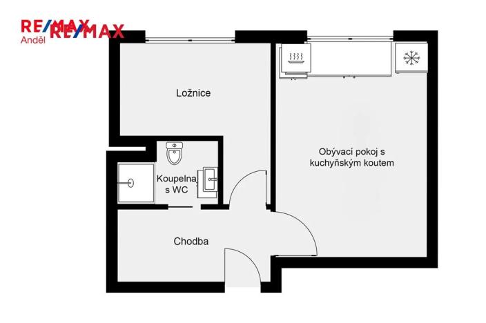 Prodej bytu 2+kk, Praha - Malešice, Chotouňská, 34 m2