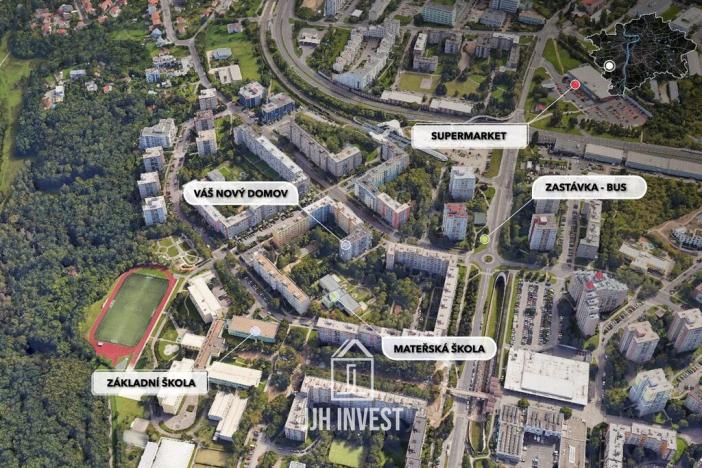 Prodej bytu 3+1, Praha - Hlubočepy, Pražského, 69 m2