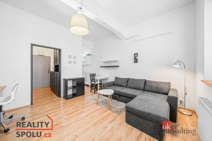 Pronájem bytu 1+kk, Praha - Libeň, Novákových, 27 m2