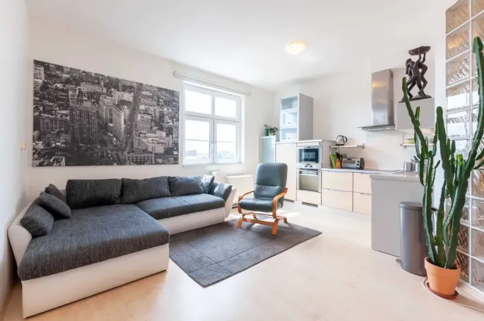 Pronájem bytu 2+kk, Praha - Holešovice, Jateční, 49 m2