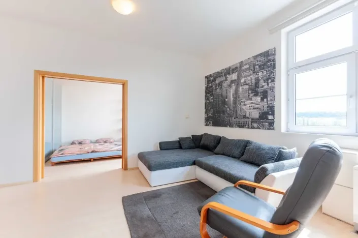 Pronájem bytu 2+kk, Praha - Holešovice, Jateční, 49 m2