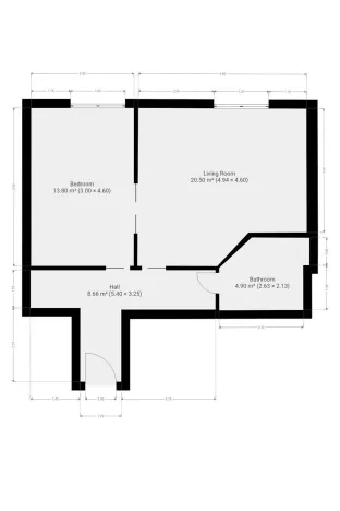 Pronájem bytu 2+kk, Praha - Holešovice, Jateční, 49 m2