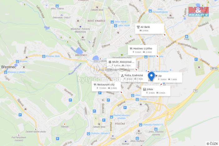 Pronájem bytu 2+1, Jirkov, Karla Čapka, 51 m2