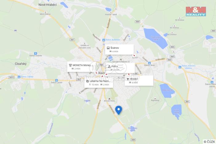 Prodej zahrady, Šluknov, 383 m2