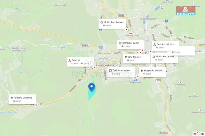 Prodej louky, Česká Kamenice - Dolní Kamenice, 22628 m2