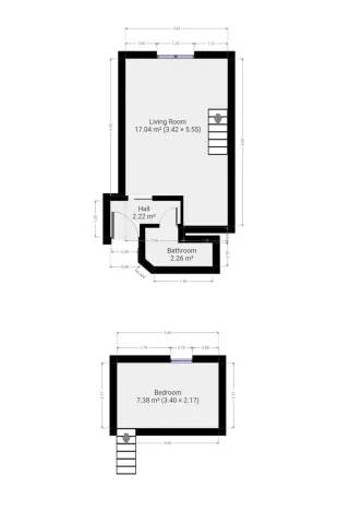 Pronájem bytu 1+kk, Praha - Michle, Magistrů, 32 m2