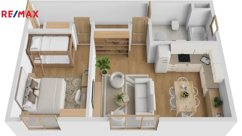 Prodej bytu 2+kk, Deštné v Orlických horách, 59 m2