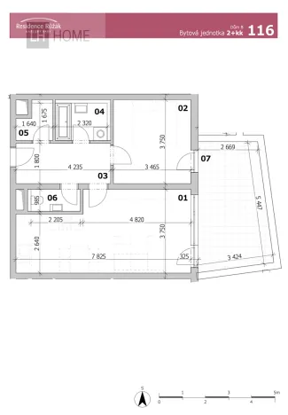 Prodej bytu 2+kk, Karlovy Vary, 60 m2