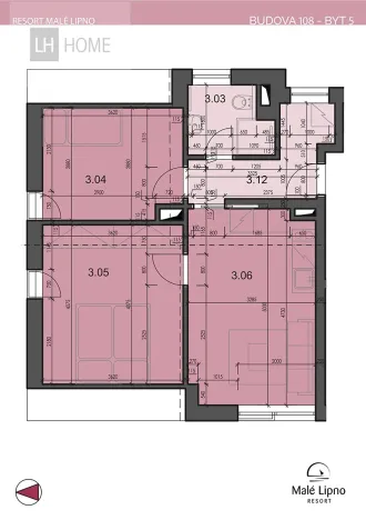Prodej bytu 3+kk, Černá v Pošumaví, 52 m2