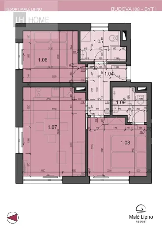 Prodej bytu 3+kk, Černá v Pošumaví, 52 m2