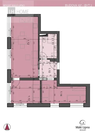 Prodej bytu 3+kk, Černá v Pošumaví, 49 m2