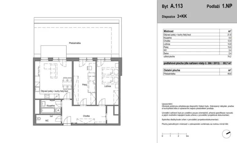 Prodej bytu 3+kk, Hůry, 130 m2