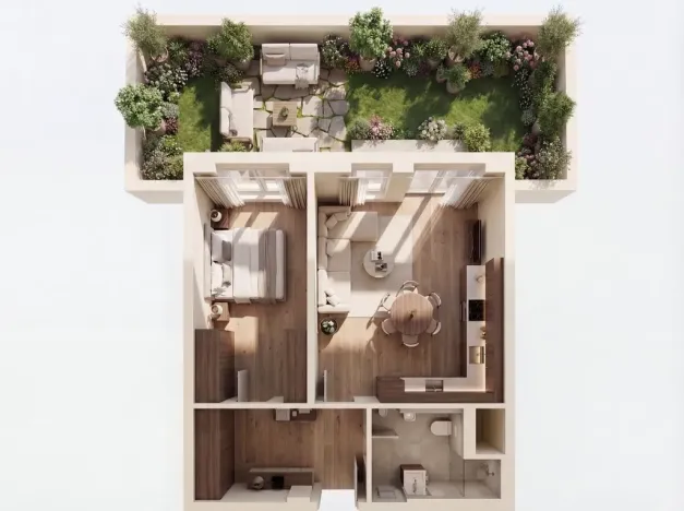 Prodej bytu 2+kk, Hůry, Pod Strání, 116 m2