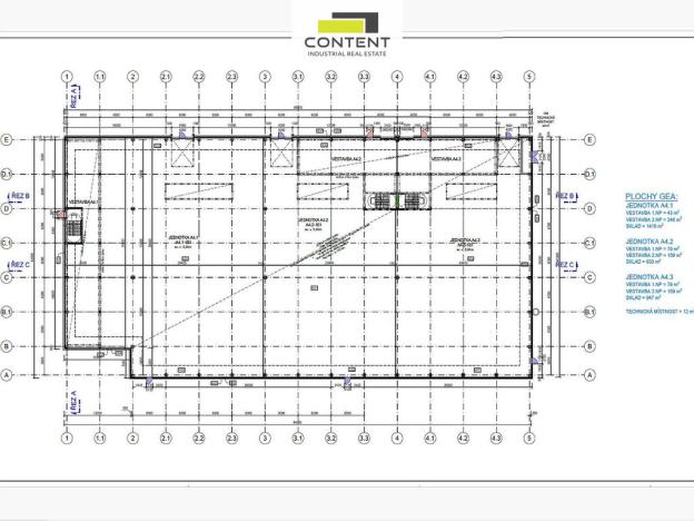 Pronájem skladu, Tuchoměřice, Ke Kopanině, 1416 m2