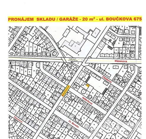 Pronájem garáže, Poděbrady - Poděbrady II, Boučkova, 20 m2