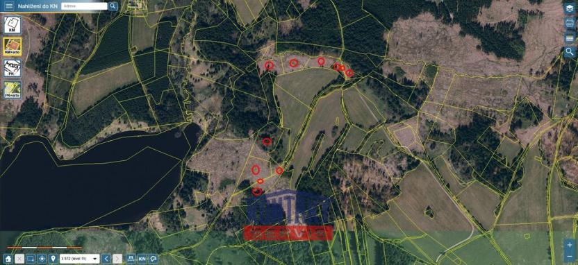 Prodej lesa, Studená - Horní Pole, 47225 m2