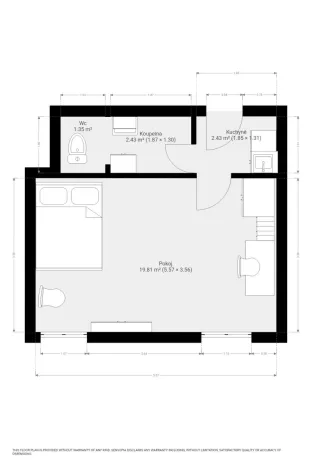 Pronájem bytu 1+kk, Brno, Cejl, 31 m2