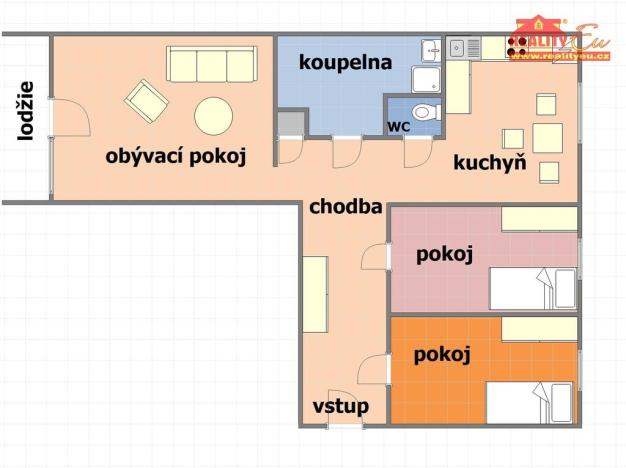 Prodej bytu 3+1, Náchod, Václavická, 78 m2