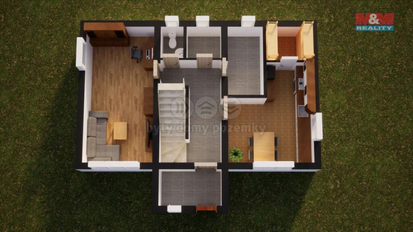 Prodej rodinného domu, Praha - Újezd nad Lesy, Budčická, 125 m2