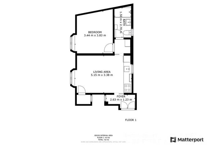 Prodej bytu 2+kk, Praha - Michle, Pod Stárkou, 39 m2