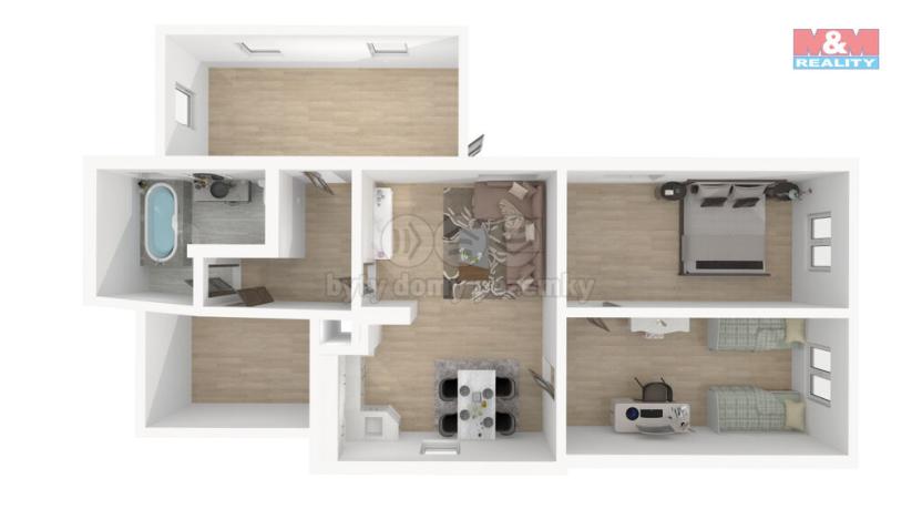 Prodej rodinného domu, Kožlany - Hodyně, 110 m2