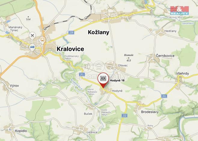 Prodej rodinného domu, Kožlany - Hodyně, 110 m2