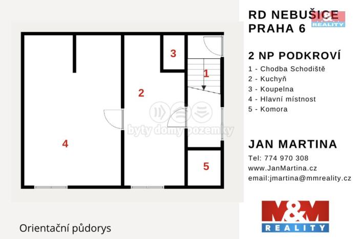 Prodej rodinného domu, Praha - Nebušice, Nebušická, 130 m2