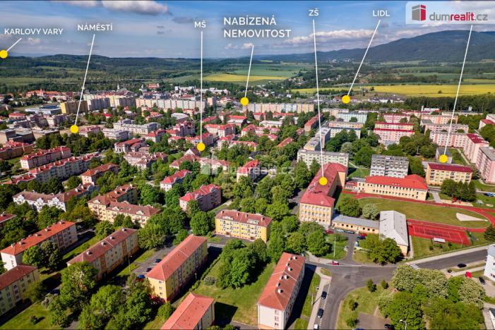 Prodej bytu 3+1, Ostrov, Kollárova, 61 m2