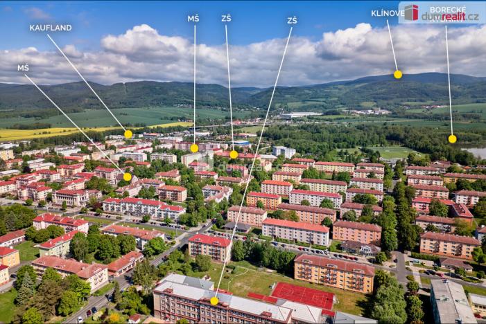 Prodej bytu 3+1, Ostrov, Kollárova, 61 m2