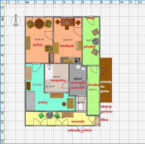 Prodej rodinného domu, Pačlavice - Pornice, 128 m2