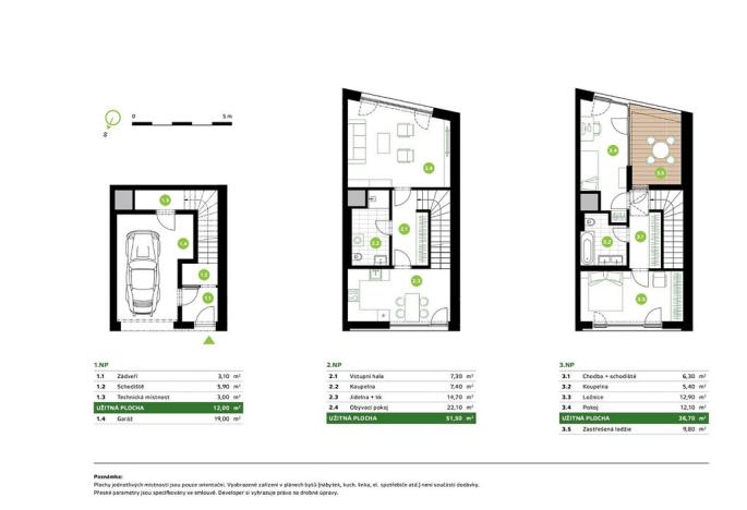 Prodej bytu 4+kk, Úvaly, Škvorecká, 107 m2