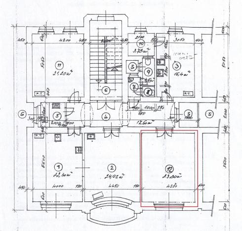 Pronájem kanceláře, Hradec Králové, Gočárova třída, 24 m2
