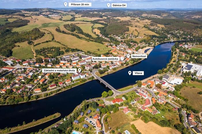 Prodej vícegeneračního domu, Kamýk nad Vltavou, 320 m2