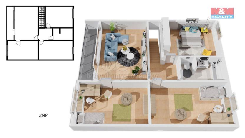 Prodej rodinného domu, Soběslav - Soběslav III, U Nového rybníka, 155 m2
