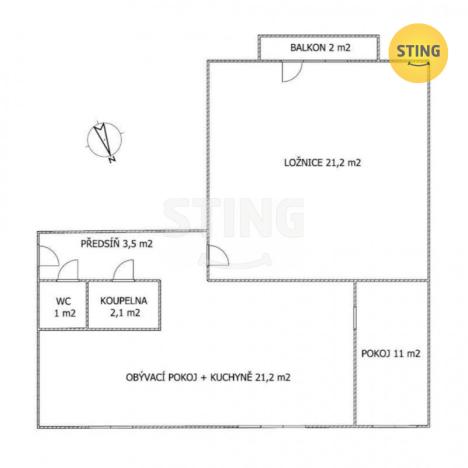 Pronájem bytu 3+kk, Havířov, Osvoboditelů, 67 m2
