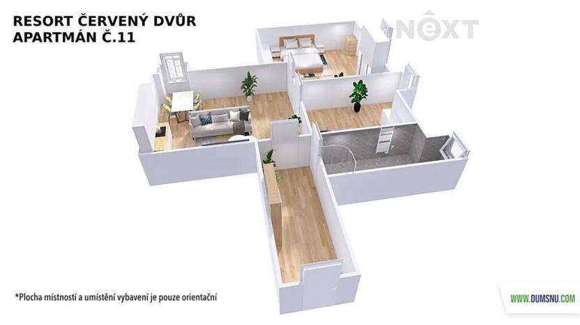 Prodej bytu 3+kk, Rapotín, Výzkumníků, 74 m2