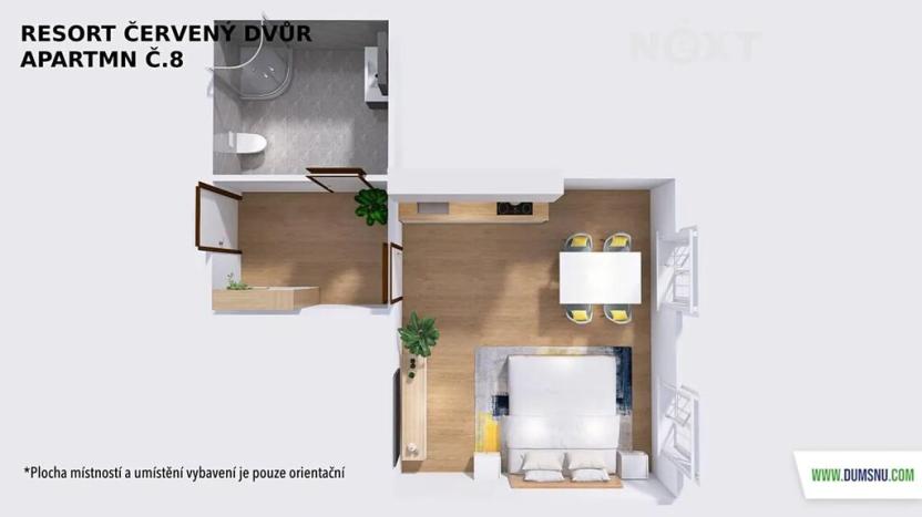 Prodej bytu 1+kk, Rapotín, Výzkumníků, 28 m2