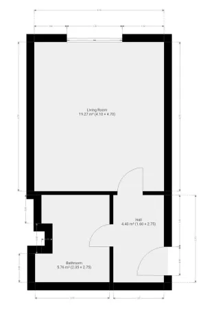 Pronájem bytu 1+kk, Praha - Černý Most, Dobrovolného, 31 m2