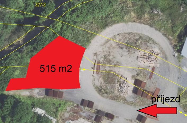 Pronájem komerčního pozemku, Zákolany, 515 m2