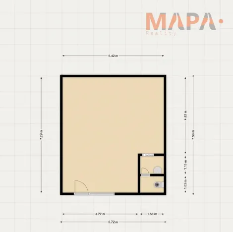 Pronájem kanceláře, Jirkov, Vinařická, 46 m2