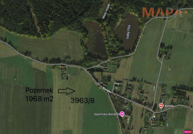 Prodej pozemku pro bydlení, Suchdol nad Lužnicí, Benátky, 1968 m2