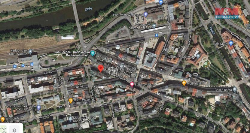 Pronájem obchodního prostoru, Karlovy Vary, Dr. Davida Bechera, 76 m2