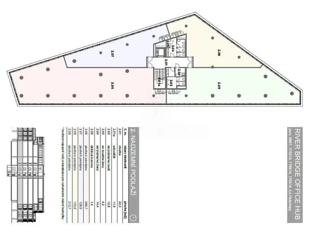Pronájem kanceláře, Praha - Hlubočepy, Strakonická, 289 m2